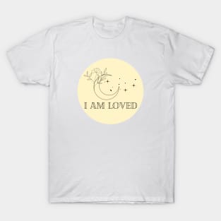 Affirmation Collection - I Am Loved (Yellow) T-Shirt